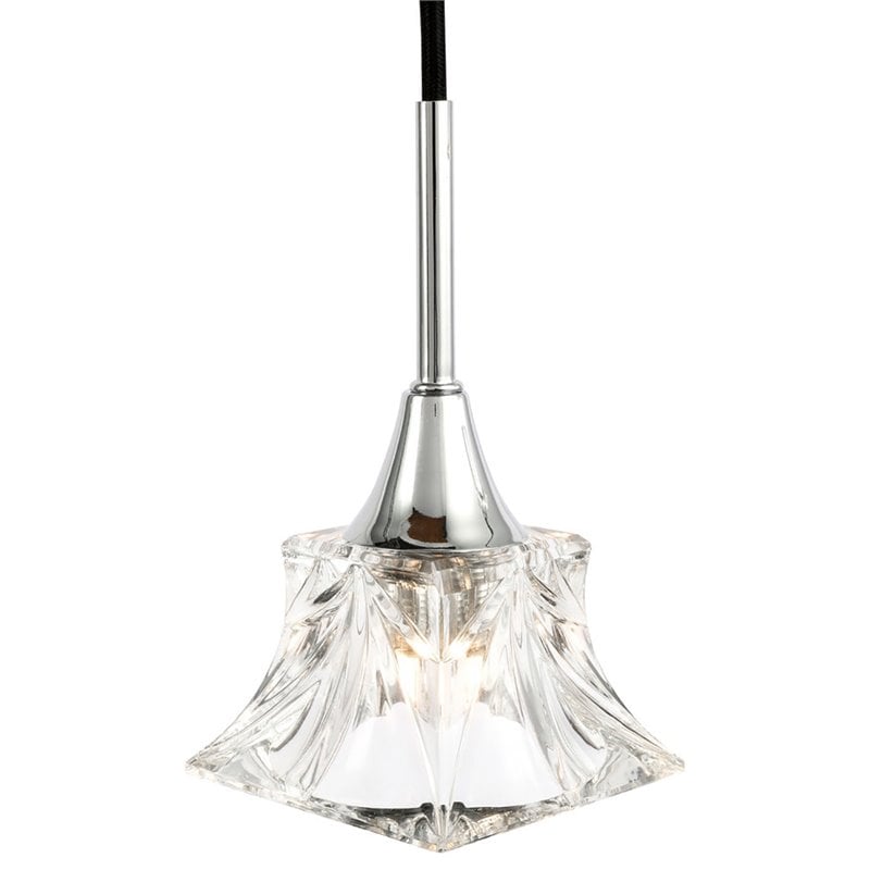 Woodbridge Lighting Christina Transitional Metal Pendants in Chrome
