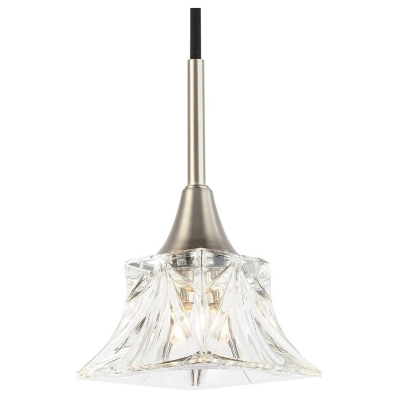 Woodbridge Lighting Christina Transitional Metal Pendants in Satin Nickel