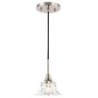 Woodbridge Lighting Christina Transitional Metal Pendants in Satin Nickel
