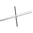 Woodbridge Lighting Candice Frosted Square Metal Linear Pendant in Chrome