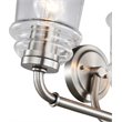 Woodbridge Lighting Elliot 19553 3-Light Metal Bath in Antique Nickel