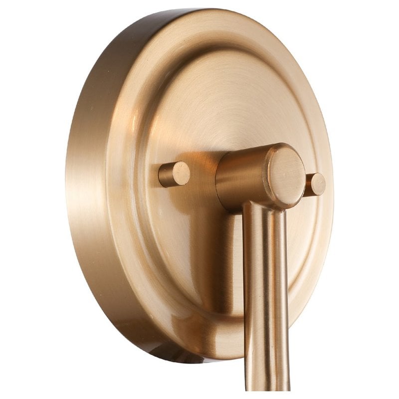 Woodbridge Lighting Elliot 19553 3-Light Transitional Metal Bath in Brass