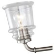 Woodbridge Lighting Elliot 19554 4-Light Metal Bath in Antique Nickel