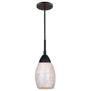 woodbridge lighting venezia pearl metal mini-pendant in bronze