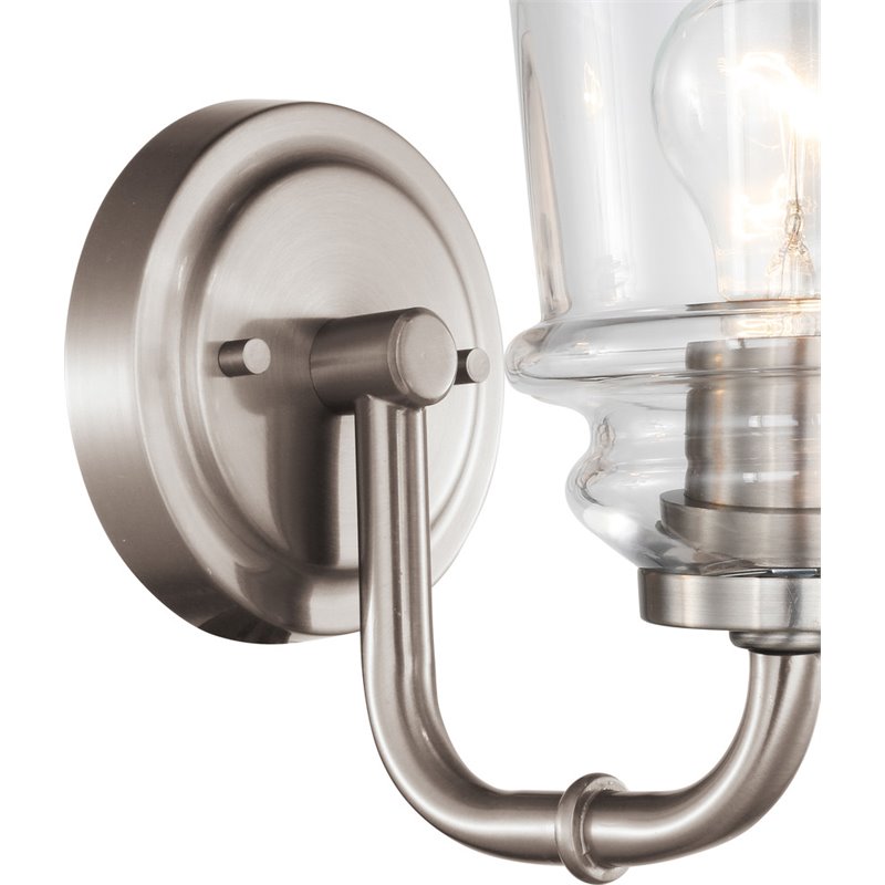 Woodbridge Lighting Elliot 19551 1 Light Metal Bath in Antique Nickel