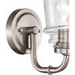 Woodbridge Lighting Elliot 19551 1 Light Metal Bath in Antique Nickel