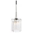 Woodbridge Lighting Regent Park 3-Light Swizzle Glass Pendant in Chrome
