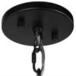 Woodbridge Lighting Lana Horizontal Crystals Metal Mini-Pendant in Black