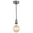 Woodbridge Lighting Fulton Metal Mini-Pendant with Vintage Bulb in Nickel