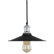 Woodbridge Lighting Fulton Metal Mini-Pendant with Vintage Bulb in Chrome
