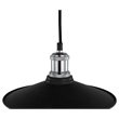 Woodbridge Lighting Fulton Metal Mini-Pendant with Vintage Bulb in Chrome