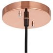 Woodbridge Lighting Fulton Metal Mini-Pendant with Vintage Bulb in Copper Bronze