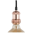 Woodbridge Lighting Fulton Metal Mini-Pendant w/ Vintage G125 Bulb in Bronze