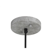 Woodbridge Lighting Fulton Metal Mini-Pendant with Vintage G125 Bulb in Gray