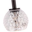 Woodbridge Lighting Elise 1-Light Mercury Glass & Steel Mini Pendant in Bronze