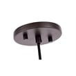 Woodbridge Lighting Elise 1-Light Opal Glass & Steel Mini Pendant in Bronze