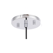 Woodbridge Lighting Elise 1-Light Mercury Glass & Steel Mini Pendant in Chrome