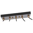 Woodbridge Lighting Christina 5-Light Metal Linear Pendant in Brass/Bronze