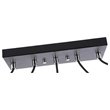 Woodbridge Lighting Christina 5-Light Metal Linear Pendant in Chrome/Bronze