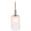 Woodbridge Lighting Elise 1-Light Opal Glass Cluster Pendant in Nickel/Bronze