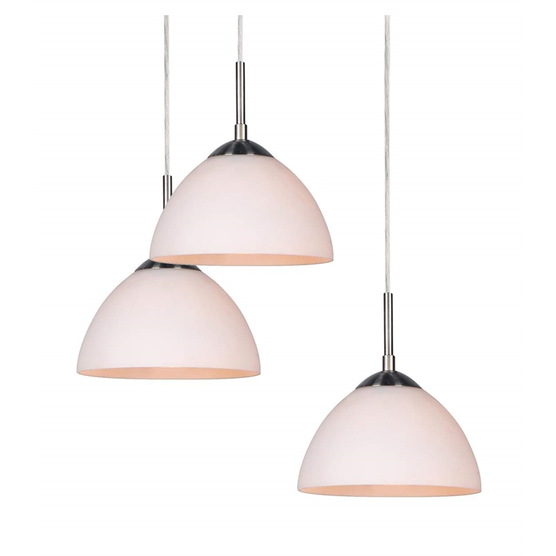 Woodbridge Lighting Alexis 5-Light Metal Pendant Chandelier in Satin Nickel