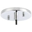 Woodbridge Lighting Chelsea 1-Light Glass & Steel Mini Pendant in Chrome