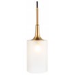 Woodbridge Lighting Chelsea 3-Light Opal Glass Cluster Pendant in Brass/Bronze