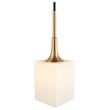 Woodbridge Lighting Chelsea 3-Light Glass Cluster Pendant in Brass/Bronze