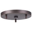 Woodbridge Lighting Chelsea 3-Light Glass Cluster Pendant in Brass/Bronze