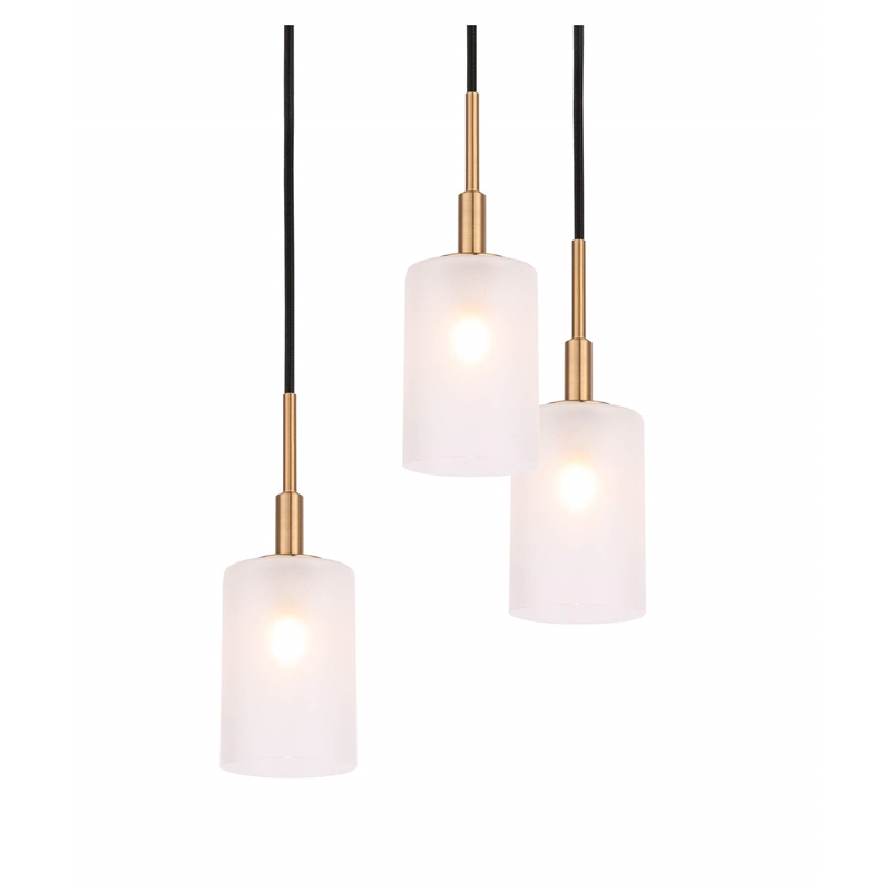 Woodbridge Lighting Elise 5-Light Opal Glass & Steel Chandelier in Brass/Bronze