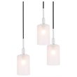 Woodbridge Lighting Elise 5-Light Opal Glass & Steel Chandelier in Chrome