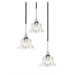 Woodbridge Lighting Christina 3-Light Transitional Metal Steel Pendant in Chrome