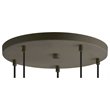 Woodbridge Lighting Christina 5-Light Metal Pendant in Brass/Bronze