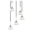 Woodbridge Lighting Christina 5-Light Transitional Metal Steel Pendant in Chrome