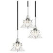 Woodbridge Lighting Christina 5-Light Metal Steel Pendant in Chrome/Bronze