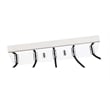 Woodbridge Lighting Regent Park 5-Light Swizzle Glass Linear Pendant in Chrome