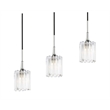 Woodbridge Lighting Regent Park 5-Light Swizzle Glass Linear Pendant in Bronze