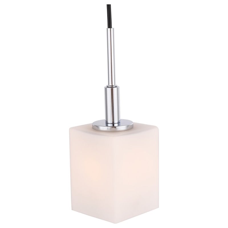 Woodbridge Lighting Langston 3-Light Metal Cluster Pendant in Chrome