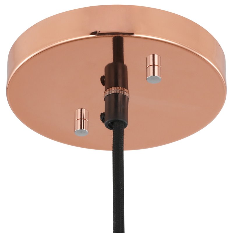 Woodbridge Lighting Fulton Dome Metal Mini Pendant with ST73 Bulb in Brass/Clear