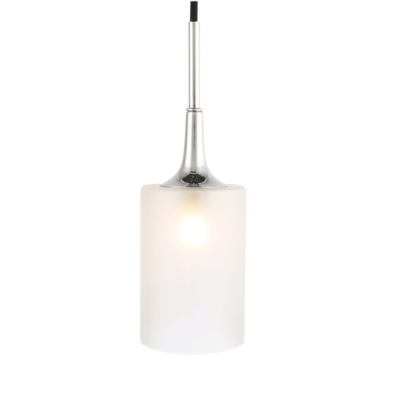 Woodbridge Lighting Chelsea 5Lt Cylinder Linear Pendant in Chrome/Bronze/Sand