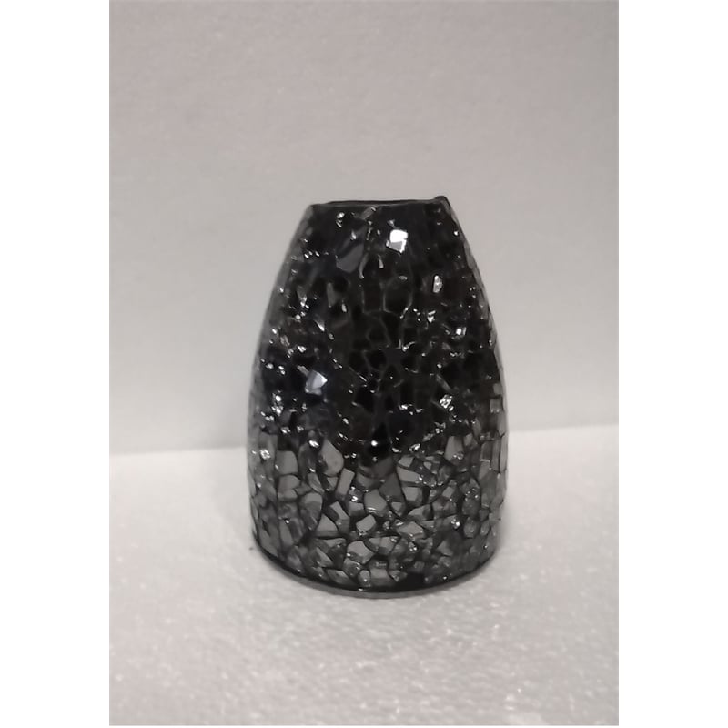 Woodbridge Lighting Venezia 1-Light Glass Mini-Pendant in Nickel/Mosaic Mirror