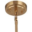 Woodbridge Lighting Elliot 1-Light Glass Mini-Pendant in Brass