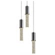 Woodbridge Lighting Pixie 3-Light Steel and Glass LED Pendant in Chrome