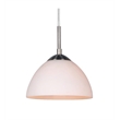 Woodbridge Lighting Alexis 5-Light Glass Linear Pendant in Nickel/Opal
