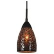 Woodbridge Lighting Venezia 3-Light Glass Cluster Pendant in Bronze/Mirror