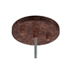 Woodbridge Lighting Art Glass 1-Light Mini-Pendant in Hiatus/Metallic Bronze