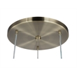 Woodbridge Lighting Art Glass 1-Light Mini-Pendant in Matte/Metallic Bronze
