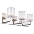 Woodbridge Lighting Candice 3Lt Glass Bath Light in Chrome/Swizzle Stick
