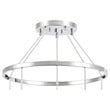 Woodbridge Lighting Austin 5-Light Glass Chandelier in Chrome/Clear Seedy