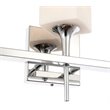 Woodbridge Lighting Chelsea 3Lt Glass Bath Light in Chrome/Opal